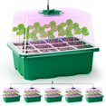 thumbnail image 1 of Bandeja Seed Starter Bonviee con lámpara para plantas, 5 paquetes, color verde, 1 of 7