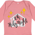 thumbnail image 4 of Inktastic Oh Holy Night Christmas Nativity with Yellow Stars Boys or Girls Long Sleeve Baby Bodysuit, 4 of 5