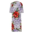 thumbnail image 5 of FAWUUDO Nightgown House Dress Zip up Robes for Women Long Lounge Dress House Coat Women, 5 of 8
