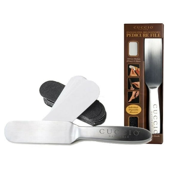 Cuccio Pedicure File w/ Individual Disposable Abrasives Kit
