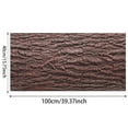thumbnail image 2 of Flexible Artificial Tree Bark, Realistic Silicone Fake Bark for Pillars, Pipes, Poles, Home Garden Landscape Decoration, 15.75 x 39.37 Inch, 2 of 7