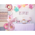 thumbnail image 4 of Set de 6 globos de cumpleaños Dokuna con temática de donuts, 6 piezas, 4 of 5