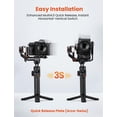 thumbnail image 3 of hohem iSteady MT2 Kit Gimbal Stabilizer for Camera, AI Tracker w/Fill Light 3-Axis Gimbal for Mirrorless/Pocket Camera/Action Camera/Smartphone, Camera Stabilizer for DSLR Camera Canon/Nikon/Sony, 3 of 5