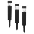 thumbnail image 5 of Garden Lawn Lights Solar Powered Yard Decorative Light Square Shape ABS Material Waterproof 3Pcs, 5 of 5
