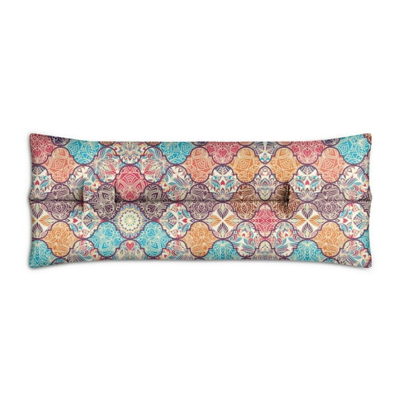 Bohemian Style Mastectomy Pillow - Post Surgery Seatbelt Cushion, Nordic Floral, Pressure Relief