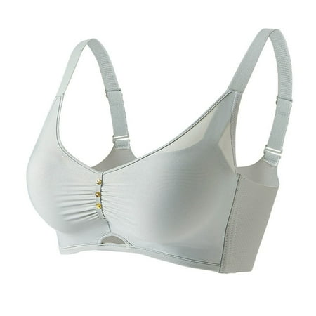 Yuzhih Women s Wireless Push up Bra Seamless Bralettes No Underwire 2024 Comfy Liftup Breathable Bras