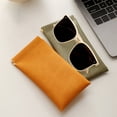 thumbnail image 6 of Leadrop Eyeglass Glasses Sunglass Case Bag Waterproof Soft Faux Leather Shatterproof Sunglasses Pouch with Self-Closing Design Travel Slim Sleeve Case, 6 of 11
