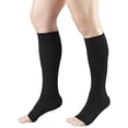thumbnail image 4 of Truform Knee High Stockings, Open Toe: 30 - 40 mmHg, Black, Large, 4 of 9