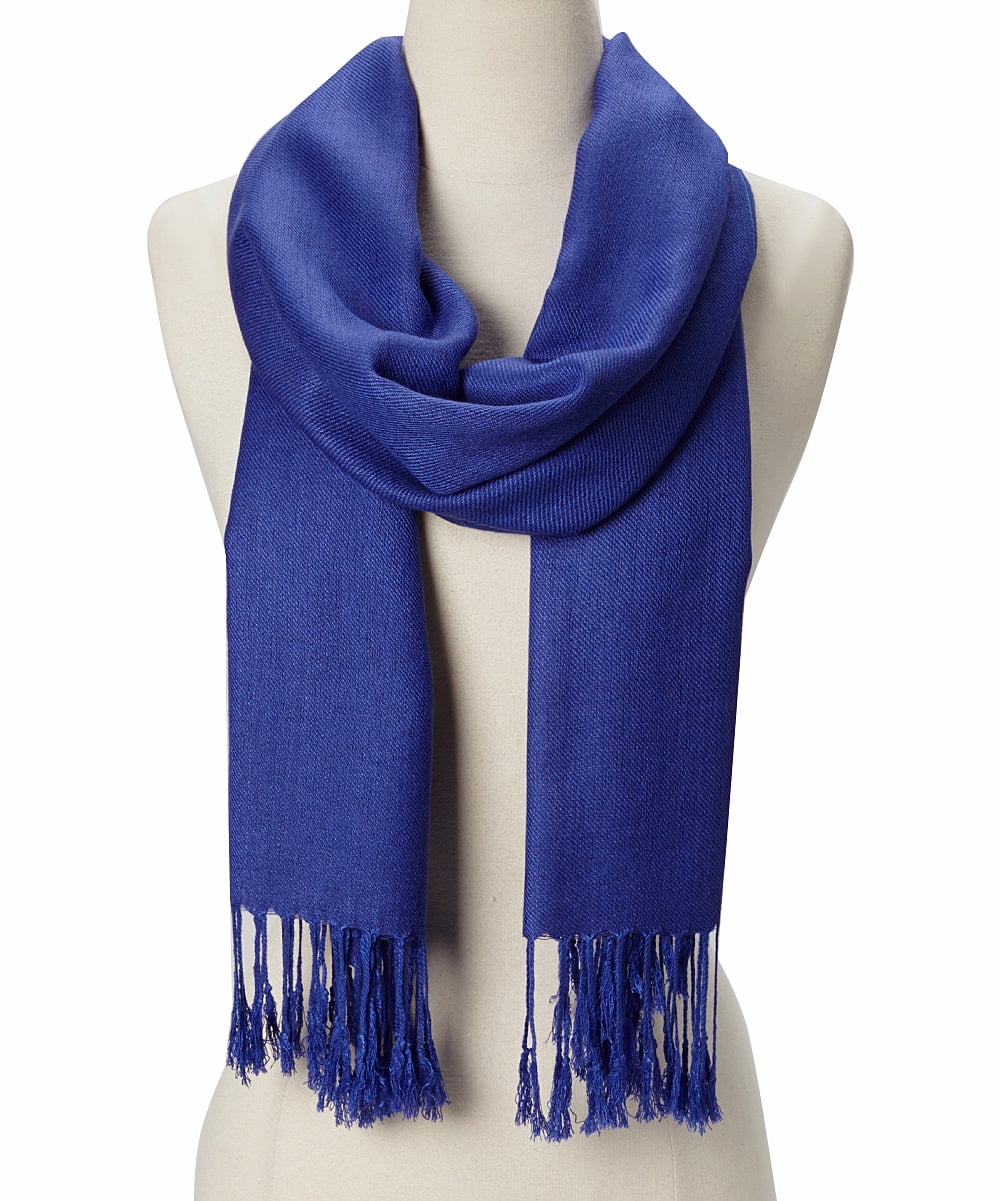 Accessories Scarves Summer Scarfs Wind Summer Scarf blue-white striped pattern casual look 