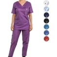 thumbnail image 5 of Uniforme Medico Pijama Quirurgica Mujer Recto Conjunto S Color Morado, 5 of 5