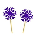 thumbnail image 3 of Darling Souvenir, Christmas Celebration Snowflake Winter Cupcake Toppers, Wedding Dessert Decorations - Pack Of 20, 3 of 3