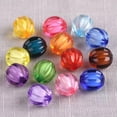thumbnail image 3 of U8MO 50pcs Round Pumpkin Colorful Acrylic Plastic Loose Beads Lot for Jewelry Making-Ink Blue-10mm, 3 of 7