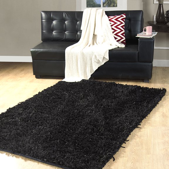 Fancy Yarns Hand-Woven Cozy Shag Rug (5 feet x 8 feet)