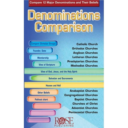 Denominations Comparison: Compare 12 Major Denominations and Their Beliefs (Paperback)