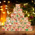 thumbnail image 1 of Calendario de Adviento de Navidad BLESIY Caja para decoraciones navideñas 7x7x7cm, 1 of 8