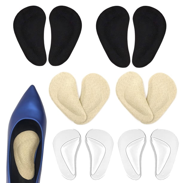 Almohadilla Adhesiva Para El , 6 Pares De Plantillas Para Zapatos Con Soporte Para El Para Zapatos De Cuero