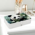 thumbnail image 6 of Panda Elegant PU Leather Display Case with Removable Compartment for Earring Organizer and Necklace Holder - Portable Storage Box, 6 of 6