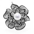 thumbnail image 1 of Sparkly Flower Brooch Pin for Women with Beautiful Created Crystal, 1 of 6