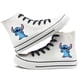 thumbnail image 3 of Disney-zapatos de lona con dibujos animados para hombre y mujer, zapatillas de deporte blancas, Stitch Kawaii, Tenis informales, regalos para niños, 3 of 5