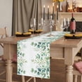 thumbnail image 2 of Table Runners 72 Inches Long Dress Scarves, Green Eucalyptus Leaves Farmhouse Kitchen/Dining Table Runner, Coffee Tablerunners, Watercolor Spring Summer Botanical 18x72 Inch, 2 of 9