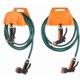 thumbnail image 2 of Garden Wall Hose Holder for Irrigation Hose, ABS Garden Wall Mounting, Heavy Duty Hose Holder with 3 Hanging Holes, Black, 2 of 5