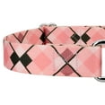 thumbnail image 5 of Country Brook Petz® Pink and Brown Argyle Martingale Dog Collar LTD, Large, 5 of 5