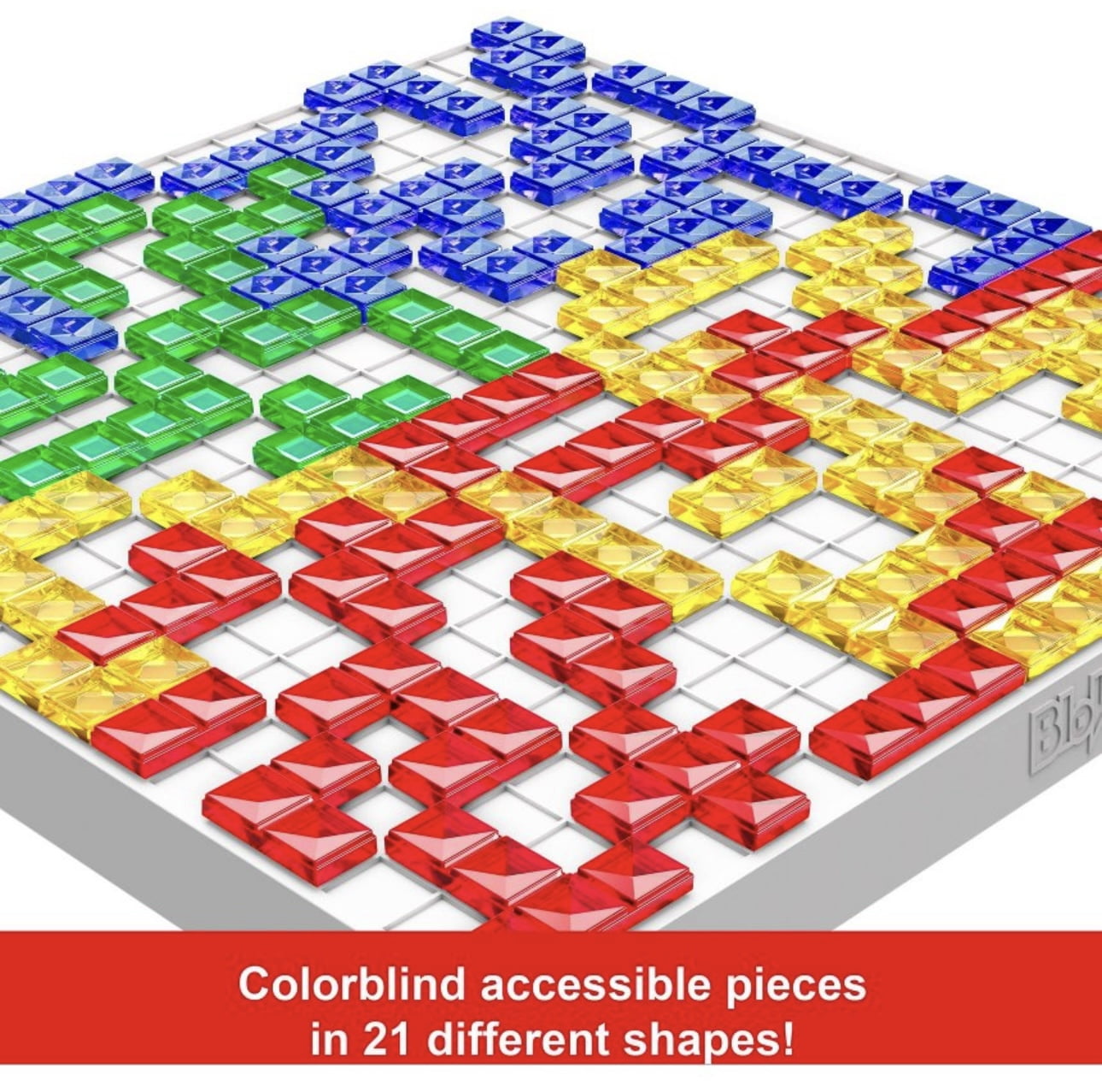 Board Game Blokus Strategy Game For 2-4 Players -Conquer The Board, 7+ yo