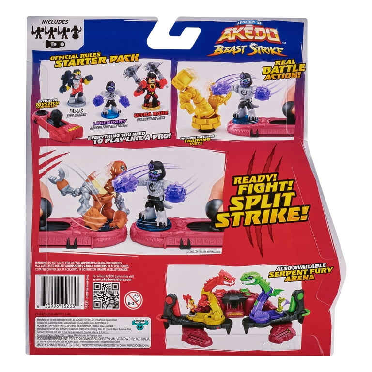 Original Akedo Legends Of Beast Strike Serpent Fury Arena Anime Boys  Interactive Toys Action Figures Model Children Toys Gifts