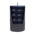 thumbnail image 3 of Better Homes & Gardens Unscented Bubble Pillar Candle, 3x5 Inches, Blue, 3 of 5