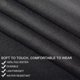 thumbnail image 3 of 2pcs 3-pocket waitress apron, waterproof and oil-repellent waiter waist apron,black, 3 of 5