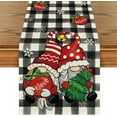 thumbnail image 3 of Valentine'S Day Gnome Love Roses Table Runner Wedding Dining Decoration Holiday Tablecloth, 3 of 5