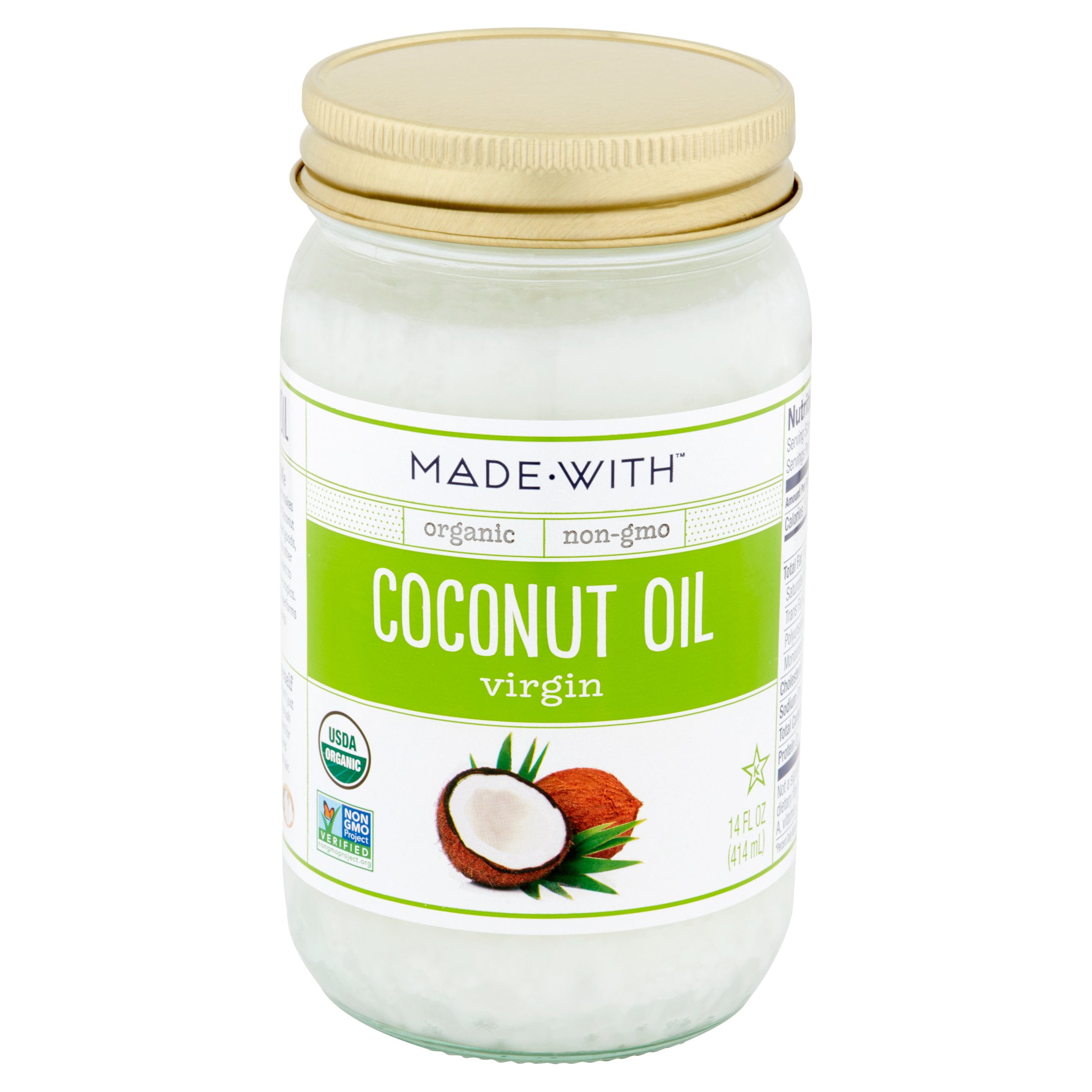 Made-With Virgin Coconut Oil, 14 fl oz, 6 pack