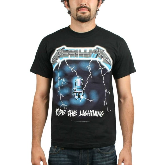 Bravado T-Shirt pour Homme Metallica - Ride Lightning, Noir, Très Grand