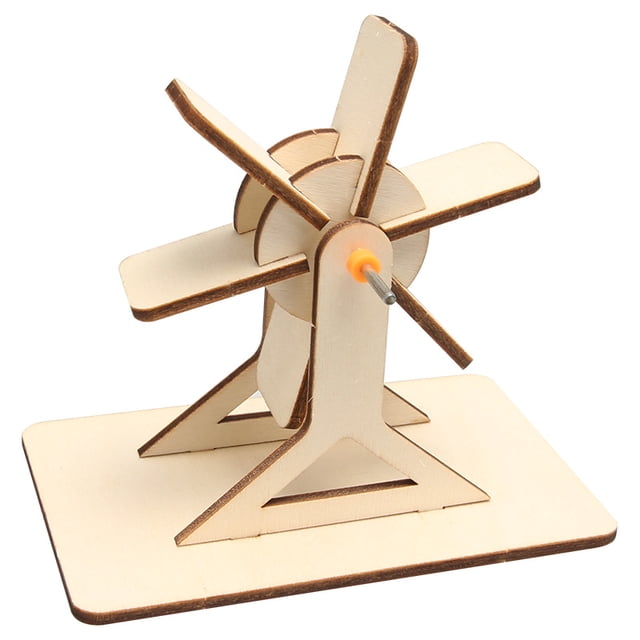 Kit de experimentos científicos, maqueta de rueda hidráulica de madera para niños
