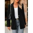 thumbnail image 5 of PRETTYGARDEN Women's Winter Corduroy Blazers Jackets Dressy Casual Ribbed Long Sleeve Lapel Fashion Work Business Outerwear, 5 of 10