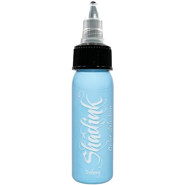 Shadink Ice Berg Blue Tattoo Ink Professional Tattooing Inks for Color Portrait, Black & Gray Style