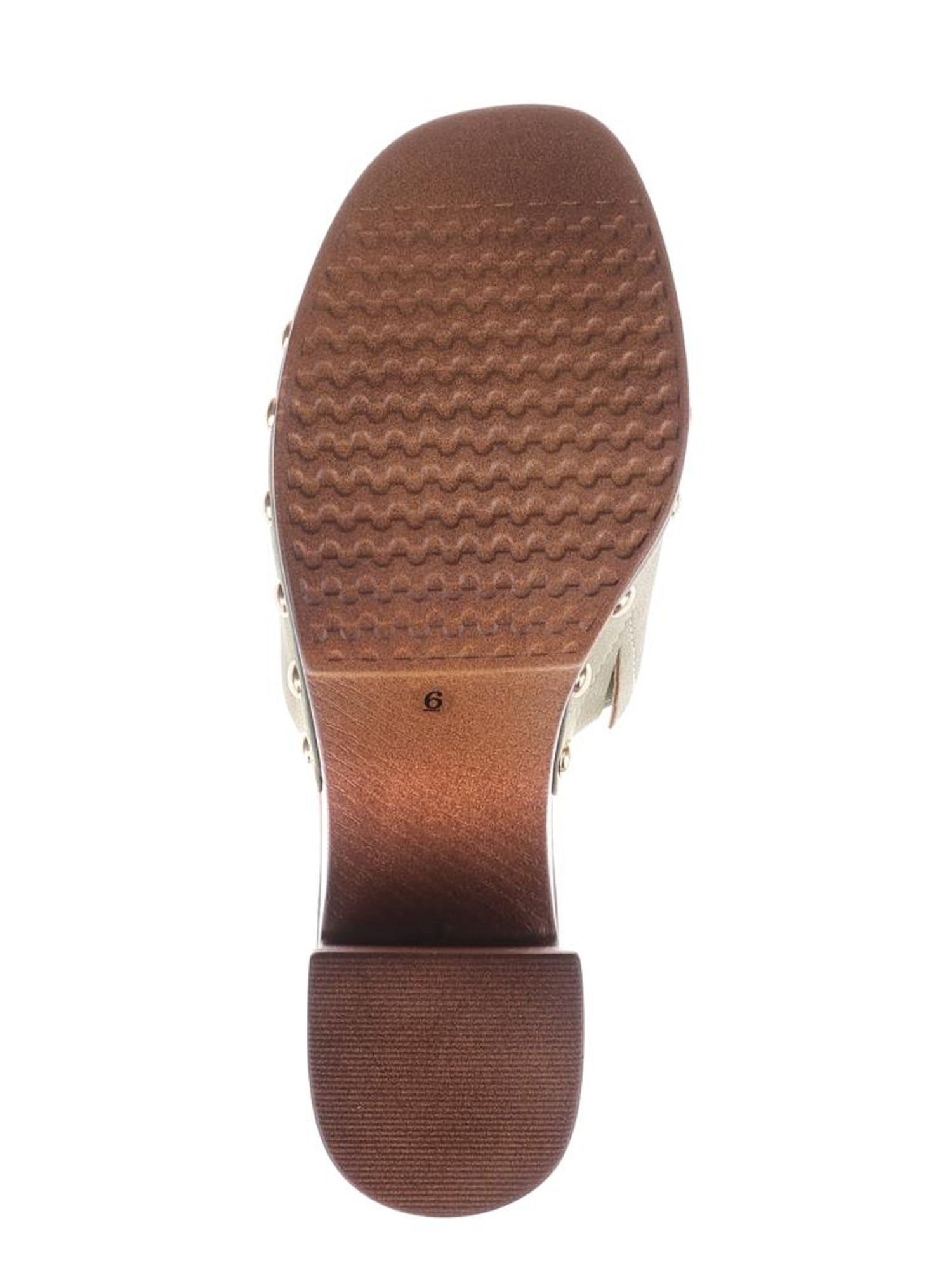 Mia Too Women's Studded Slide Heeled Clog