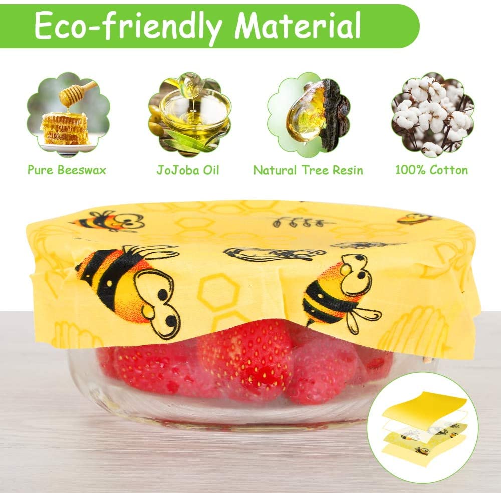 Reuseable XL Square 48cm x 53cm Beeswax Food Wraps Reuseable XL Square 48cm x 53cm Beeswax Food Wraps