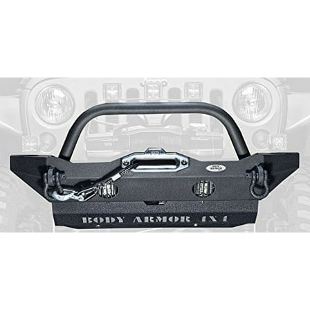Body Armor 4X4 Jk-19532 07-14 Jk Wrangler Mid-Stubby Style Front Winch Bumper