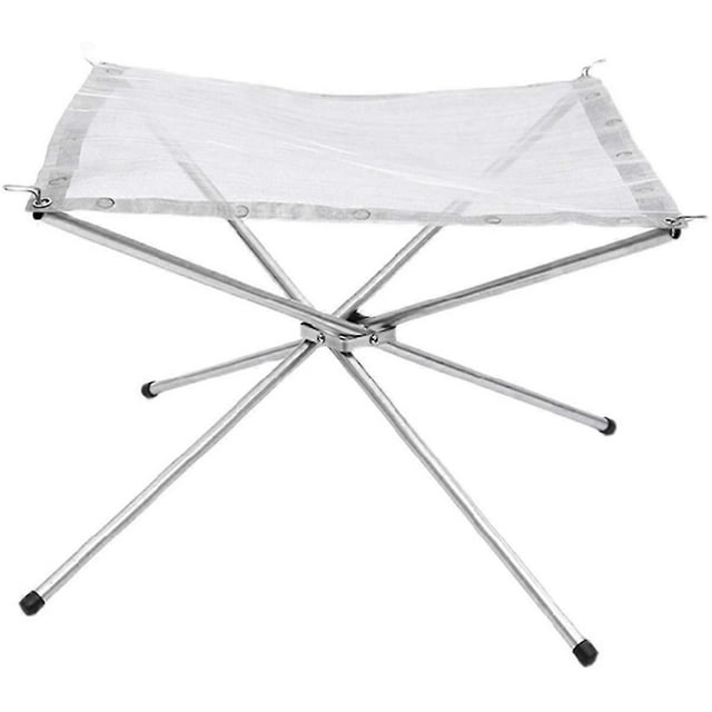 Portable Outdoor Fire Pit Upgraded Camping Fire Pit Foldable Mesh Fire Pits for Camping, Campfire w