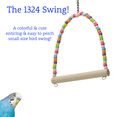 thumbnail image 2 of Bonka Bird Toys 1324  Plastic and Wood Swing Bird Toy., 2 of 4
