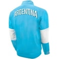 thumbnail image 2 of Icon Sports Active/Casual Soccer Track Jacket – Men’s Country Flag Themed Full Zip Up Adult Training Top - [Argentina, Light Blue], 2 of 2