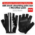 thumbnail image 1 of ROCKBROS Guantes de ciclismo Medio dedo A prueba de golpes Resistente al desgaste Transpirable MTB Guantes de bicicleta de carretera Hombres Mujeres Equipo de bicicleta deportiva Tan Jianjun  unisex, 1 of 2