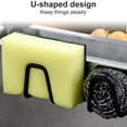 thumbnail image 5 of MesaSe Kitchen Sponges Holder Self Adhesive Sink Sponges Drain Drying Rack 304 Stainless Steel Storage Holder Kitchen Sink Accessories, 5 of 5