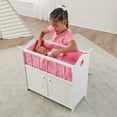 thumbnail image 3 of Storage Doll Crib with Bedding and Free Personalization Kit - White, 3 of 11