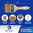 thumbnail image 2 of Pincel Pro Grade Chip de 3 pulgadas, color marrón claro, paquete de 24, 2 of 6