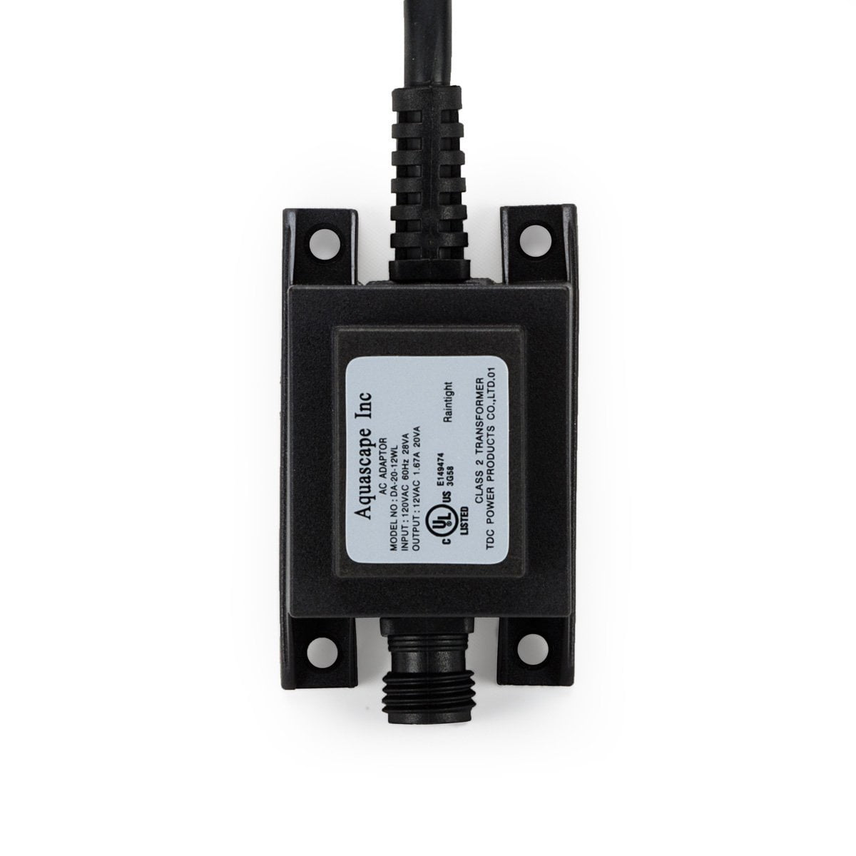 Aquascape AQSC 12V Transformer, 20W