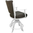 thumbnail image 2 of Montana Swivel Counter 26" Metal Bar Stool - Plumley Cocoa - White, 2 of 2