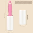 thumbnail image 2 of Lint Roller With Space-Saving Design, Suitable For Pet Hair Removal And Upholstery Cleaning, Ergonomic Non-Slip Handle Ensures Comfortable Grip, 10Cm Width, 12 Rolls (720 Sheets), 2 of 5