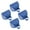 Blue, variant on Pack of 4 Antirust Cheering Instruments Cowbell Set for Rallies Pet Collar Tracking Devices and Party Fun Additions